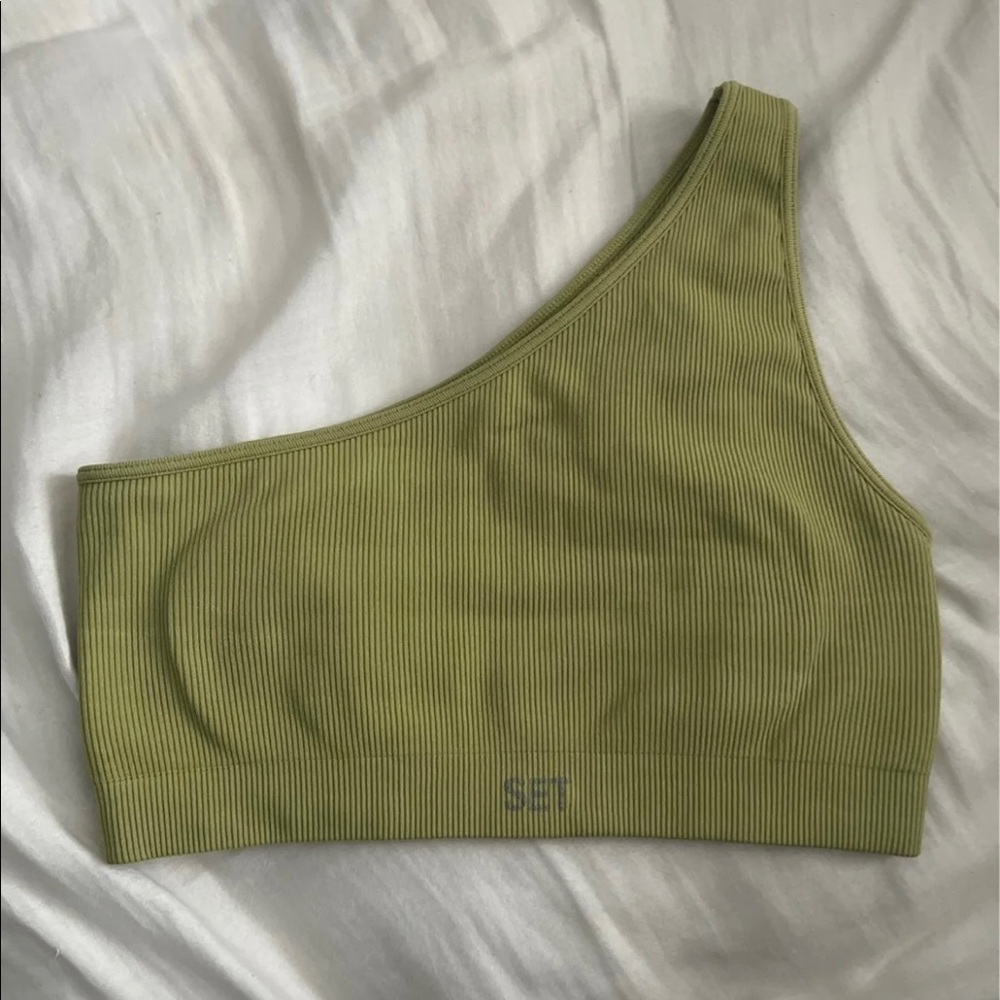Matcha green set active workout top